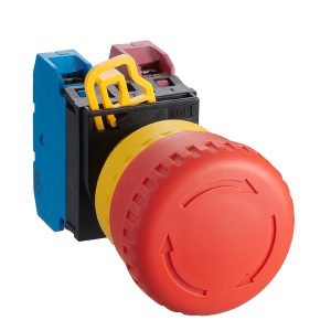 Nút dừng khẩn cấp IDEC YW1B-V4E01R phi 22 (nấm 40mm, 1NC)